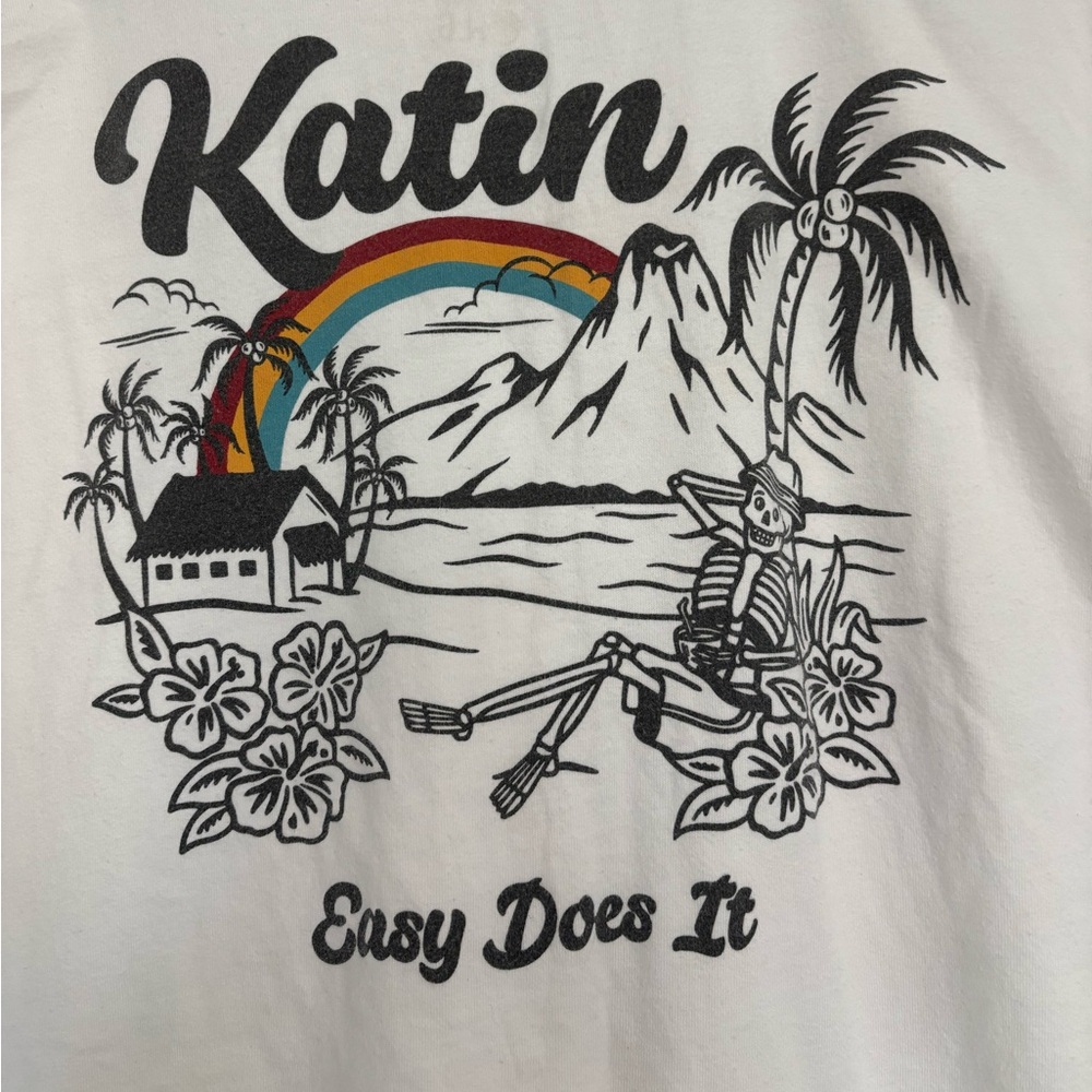 Katin White Easy Does It Heavy Cotton Tee
